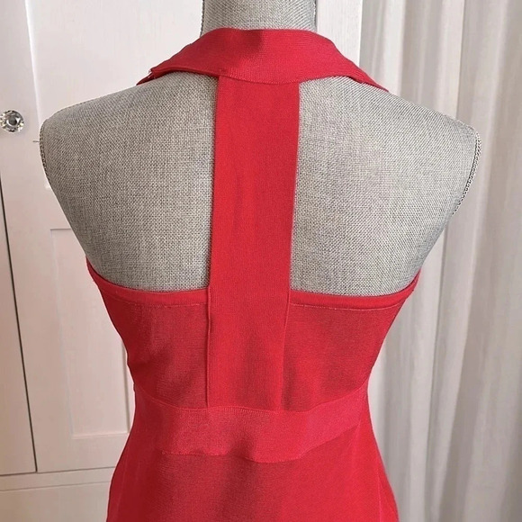 NWOT Coral Bodycon Bandage Racerback Dress, Size L - Picture 5 of 8